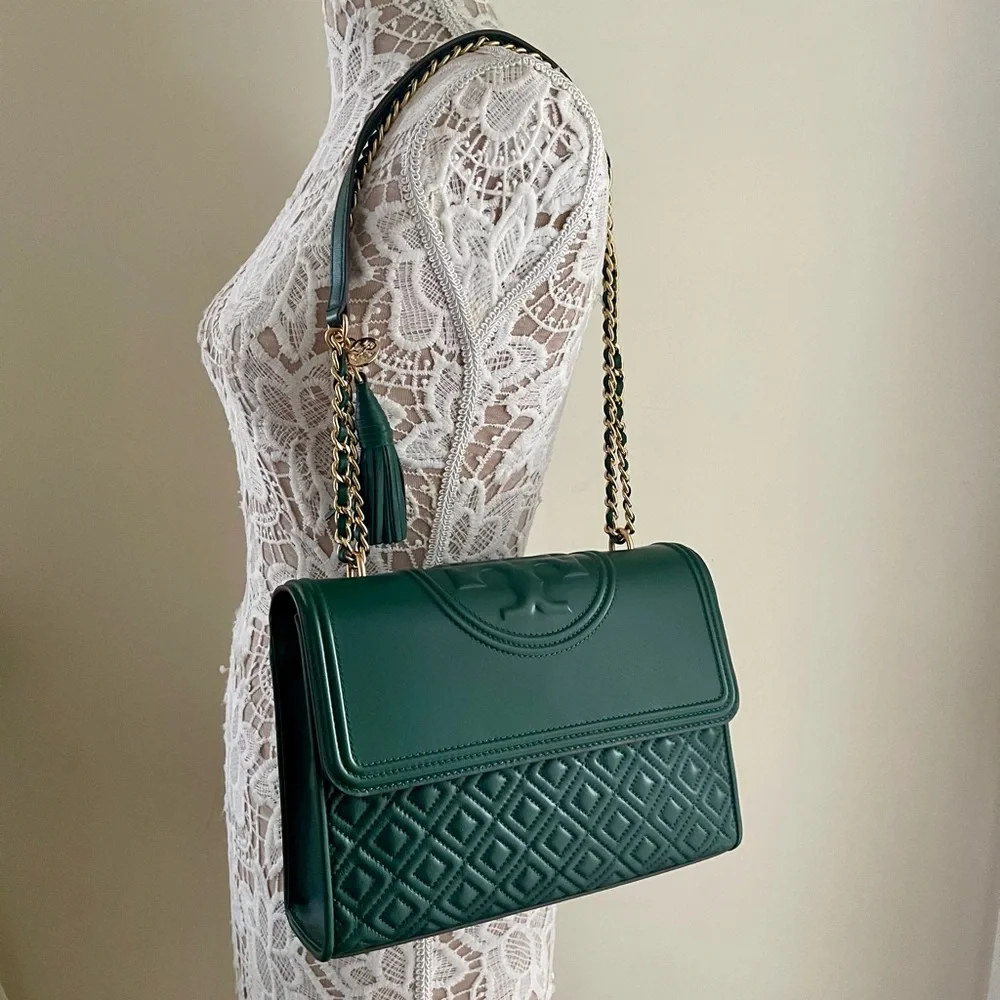 New Tory burch handbag  leather org $498 size medium 10,5/8/3,5 inch - Picture 10 of 16